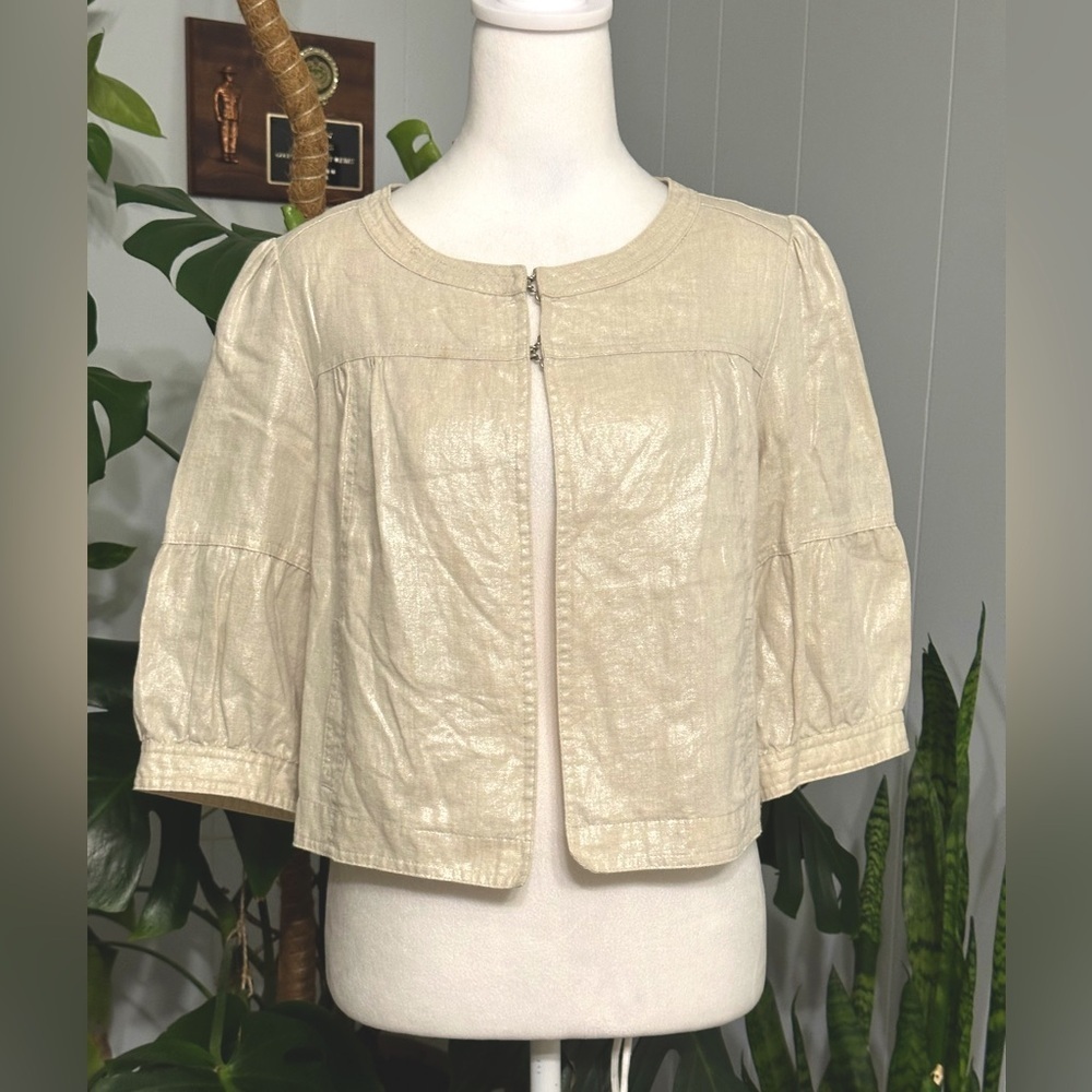 🛍️a.n.a  a new approach 3/4 sleeve crop  cover/ jacket  size m